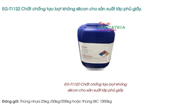 EG-T1122 Chất chống tạo bọt không silicon cho sản xuất lớp phủ giấy.